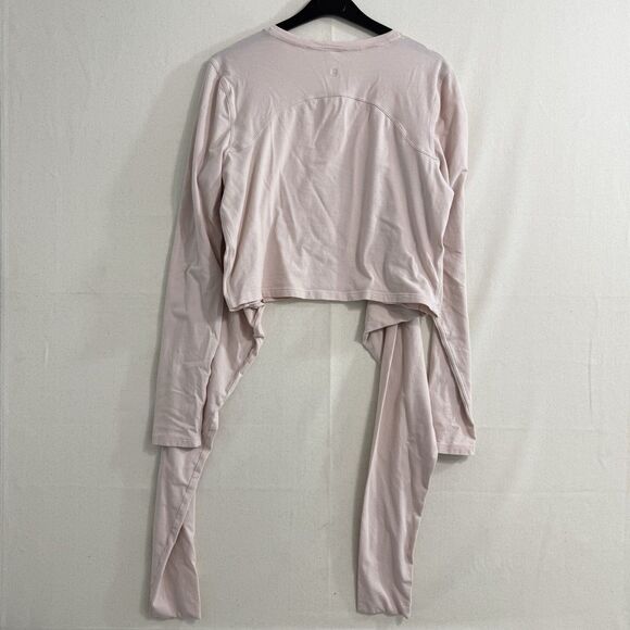 Lululemon “Gather And Grow” Long-Sleeve Feather Pink Size 12 $80 - Picture 2 of 10
